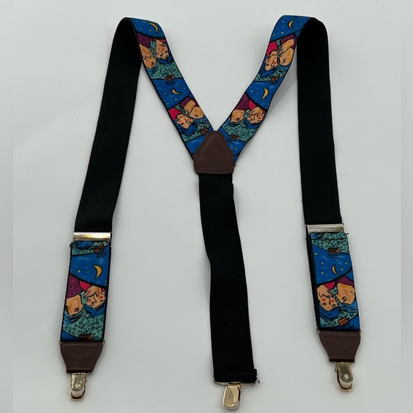 Vintage 90’s The Beatles Do you want to‎ know a secret Suspenders - Picture 2 of 3